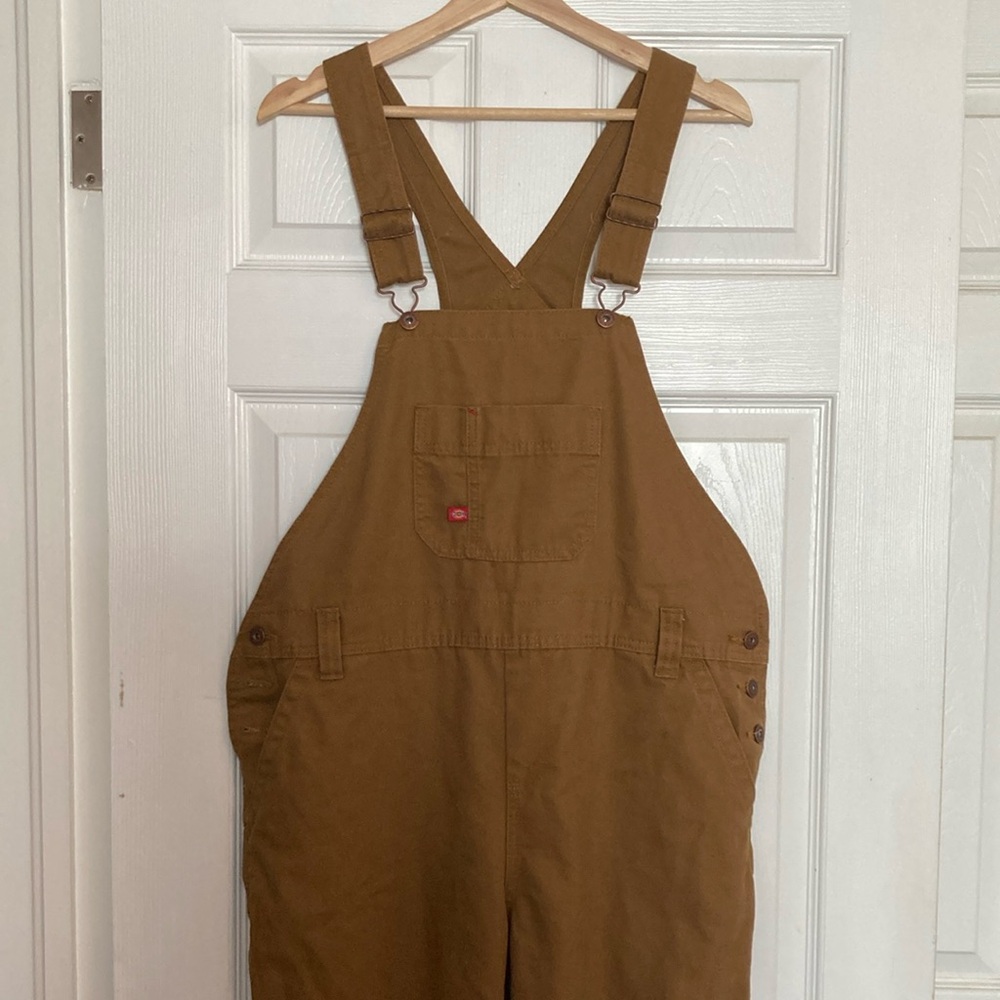 Dickies Brown Jumpsuit Sturdy Canvas Workwear